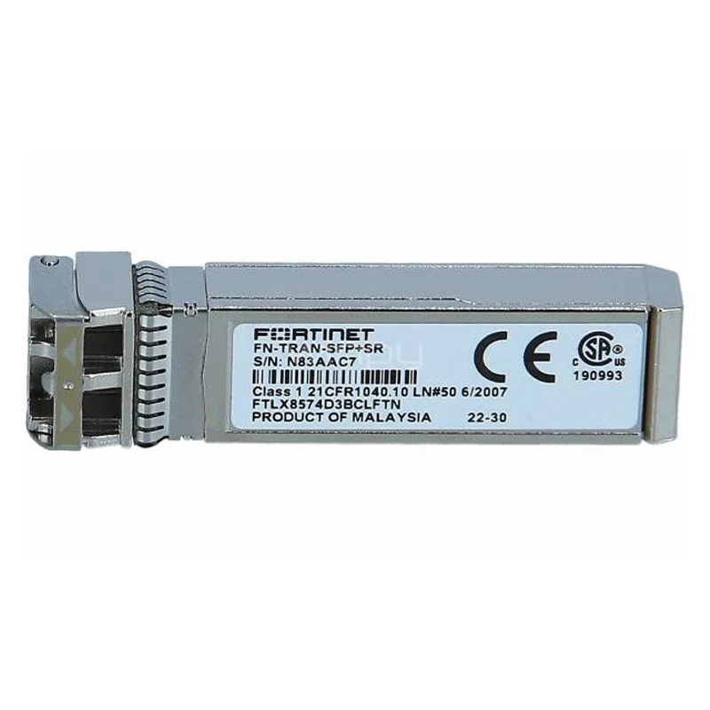 Módulo Fortinet FN-TRAN-SFP+SR – 10GE SFP+ SR 550 m