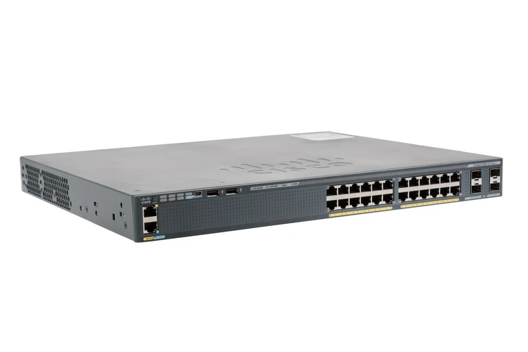 Cisco Catalyst 2960-X Series 24 Port 370W PoE+ Switch, WS-C2960X-24PS-L, Nuevo